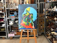 Olieverfschilderij - afbeelding 1 van  5