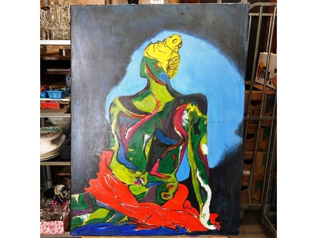 Olieverfschilderij - afbeelding 2 van  5