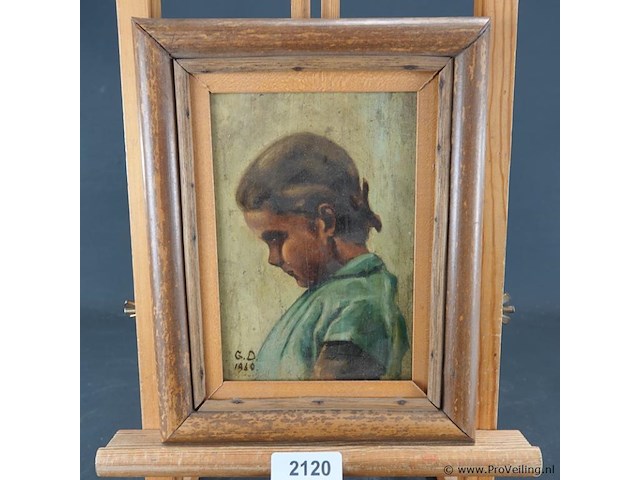 Olieverfschilderij - afbeelding 1 van  5