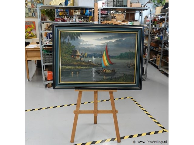 Olieverfschilderij - afbeelding 1 van  5