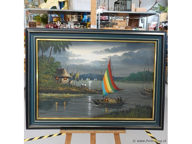 Olieverfschilderij - afbeelding 2 van  5