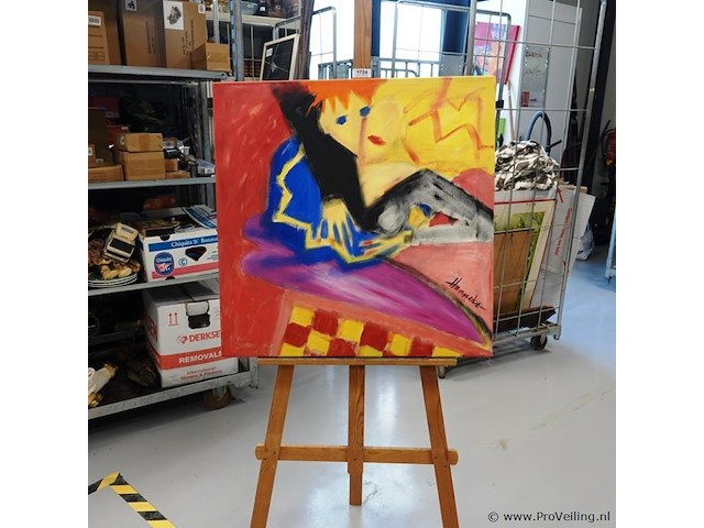 Olieverfschilderij - afbeelding 1 van  5