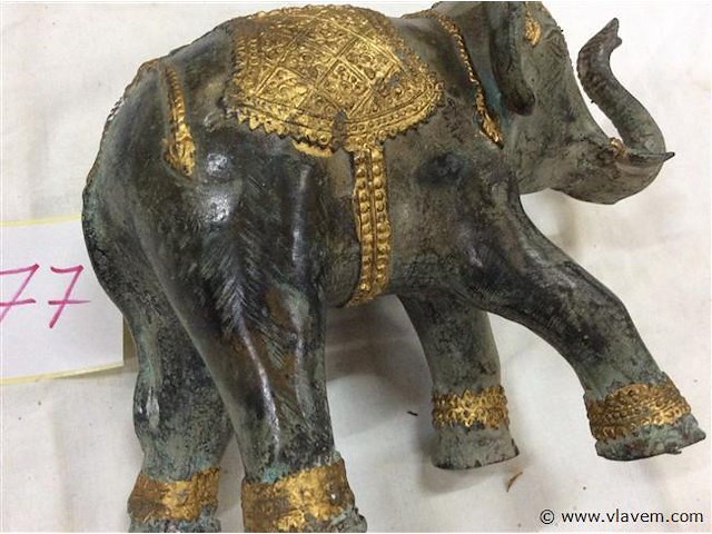 Olifant steen h:13 - afbeelding 3 van  3