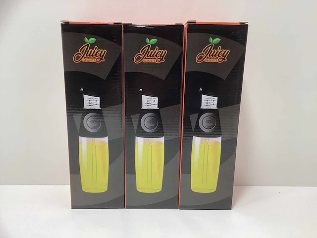 Olijfolie dispenser fles 500ml met druppelvrije spuitjes - oliegieter dispensing ( 10x) - afbeelding 3 van  7