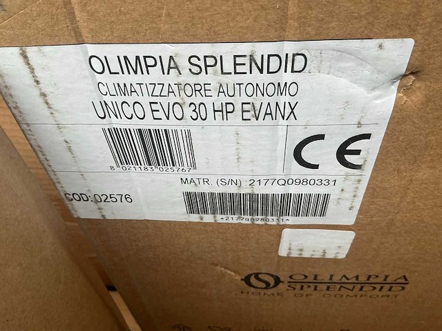 Olimpia splendid unico evo 30 hp evanx r32 monoblock - afbeelding 4 van  4