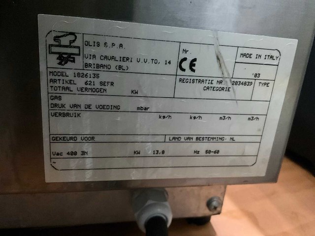 Olis 1826135 friteuse - afbeelding 3 van  3