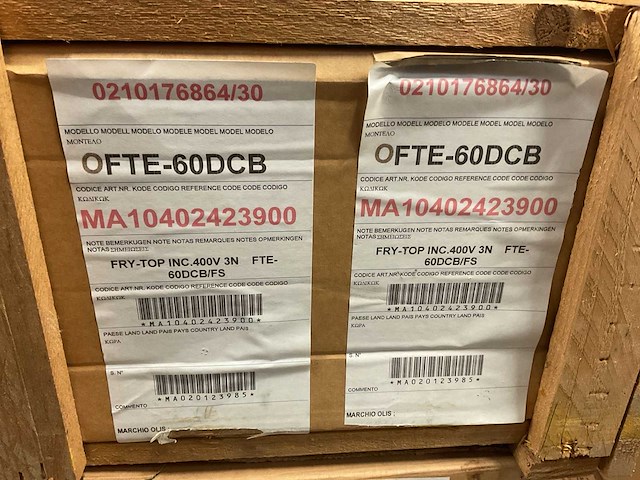 Olis ofte-60dc drop-in elektrische bakplaat - afbeelding 3 van  3