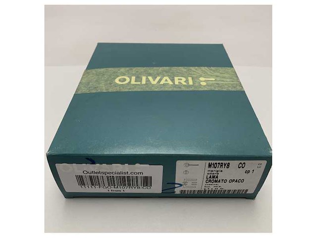 Olivari m107ry8-co matt chrome blade handle premium design - afbeelding 3 van  3