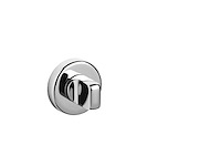 Olivari verona stainless steel door latch lock - h107r6 - afbeelding 1 van  4