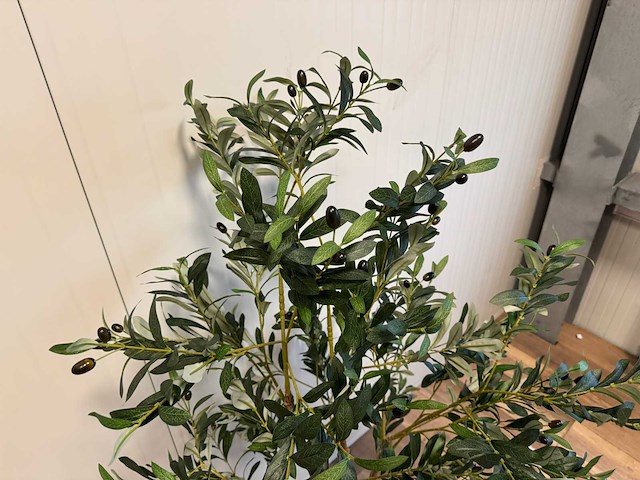 Olive tree kunstplant (2x) (180cm hoog) - afbeelding 10 van  13