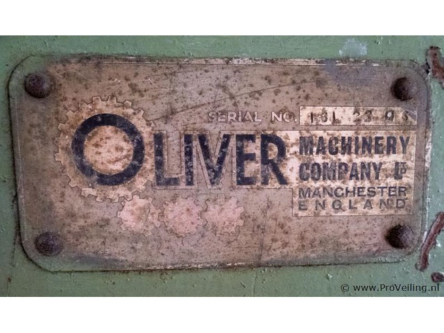 Oliver plaat snijmachine - afbeelding 6 van  6