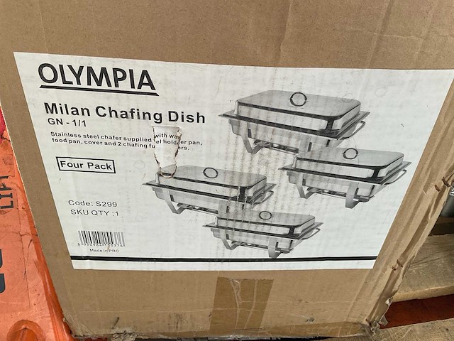 Olympia chafing dish (4x) - afbeelding 3 van  4