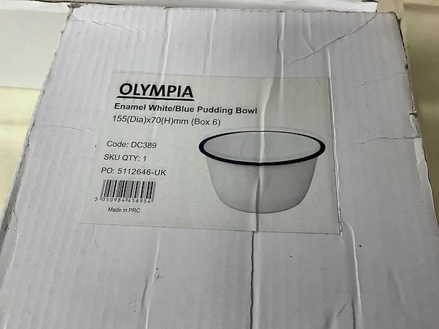 Olympia dc 398 / 389 emaille kommen en mokken (12x) - afbeelding 5 van  6