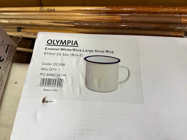 Olympia dc 398 / 389 emaille kommen en mokken (12x) - afbeelding 6 van  6