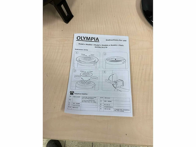 Olympia dl 170 waterdispenser - afbeelding 7 van  7