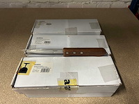 Olympia jumbo steakmessen met rosewood houten handgreep (36x) - afbeelding 2 van  3