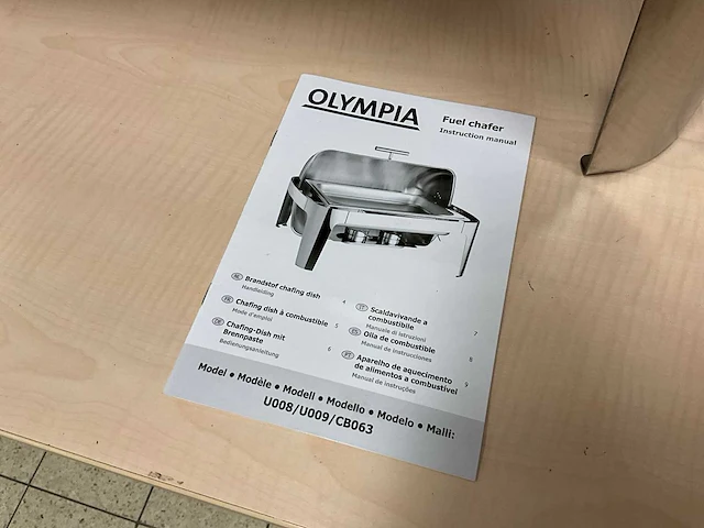 Olympia u 008 rolltop chaving dish - afbeelding 2 van  7
