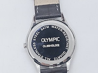 Olympic daydate herenhorloge met guiloche wijzerplaat - afbeelding 6 van  7