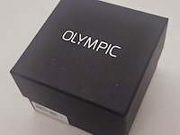 Olympic daydate herenhorloge met guiloche wijzerplaat - afbeelding 7 van  7