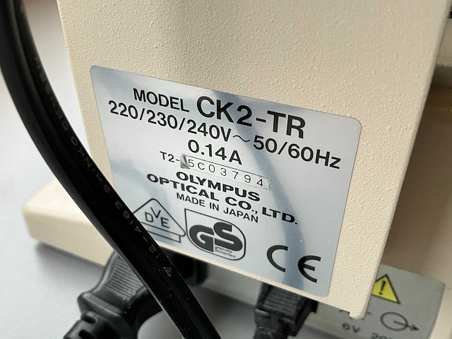 Olympus ck2 biologische microscoop - afbeelding 11 van  11