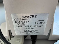 Olympus ck2 biologische microscoop - afbeelding 6 van  6
