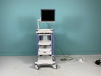Olympus wm-np1 endoscopiekarretje met monitor