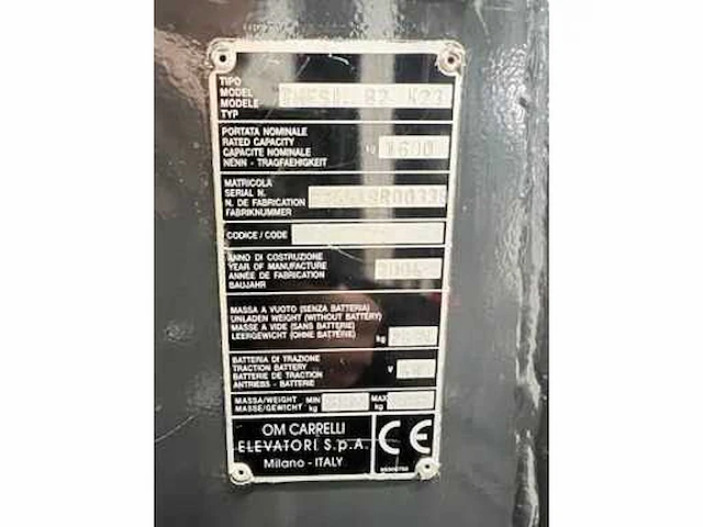 Om - 2004 - thesi b2 k23 - reach truck - afbeelding 12 van  13