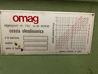 Omag cll 203 pons- en knipmachine - afbeelding 11 van  13