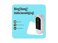Omajin by netatmo 2k draadloze slimme video deurbel inclusief gong ip65 - afbeelding 2 van  4