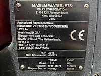 Omax - 2019 - maxiem 1515 - waterstraalsnijmachine - afbeelding 3 van  14