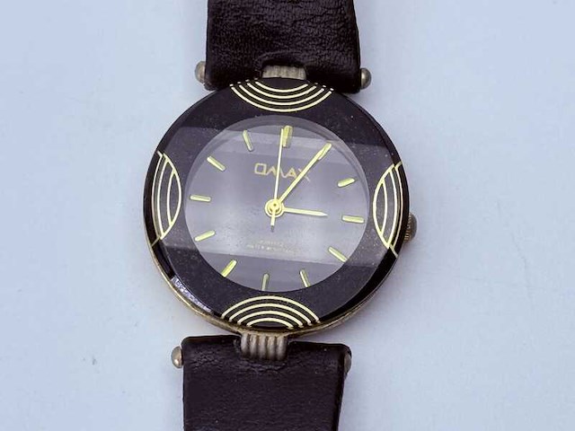 Omax 24kt goldplated horloge - afbeelding 2 van  7