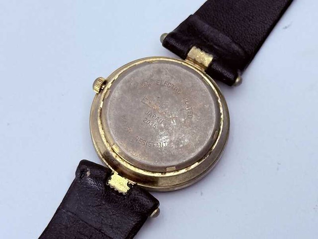 Omax 24kt goldplated horloge - afbeelding 3 van  7