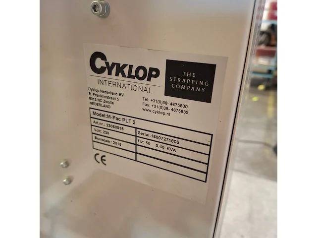 Ombind machine, cyklop, m-pac plt2, 2015 - afbeelding 10 van  10