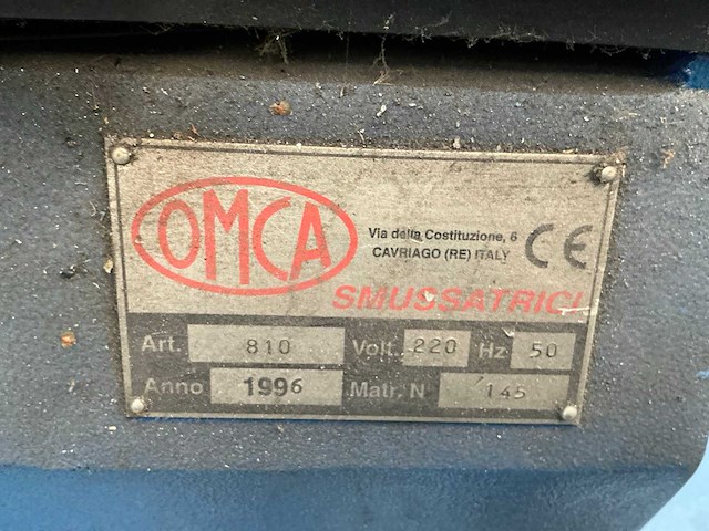 Omca 810 kantenfreesmachine - afbeelding 8 van  9