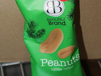 Omdoos met pindaverpakkingen groen. 50 x 50g. - afbeelding 2 van  2