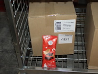 Omdoos met pindaverpakkingen rood. 50 x 50g. - afbeelding 1 van  2