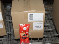 Omdoos met pindaverpakkingen rood. 50 x 50g. - afbeelding 1 van  2