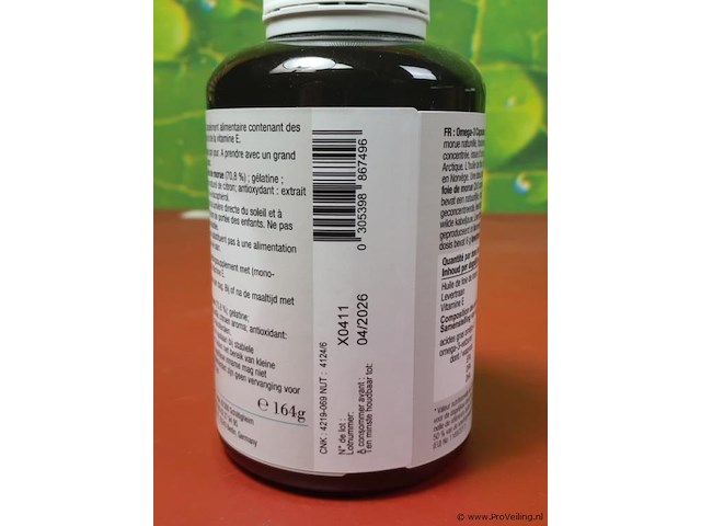 Omega-3 capsules arktis - 2 potjes á 120 capsules & omega-3 met natuurlijke visolie - 3 potjes á 120 capsules - afbeelding 5 van  9