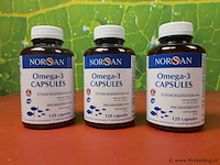 Omega-3 capsules arktis - 2 potjes á 120 capsules & omega-3 met natuurlijke visolie - 3 potjes á 120 capsules - afbeelding 6 van  9