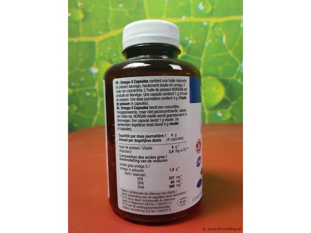 Omega-3 capsules arktis - 2 potjes á 120 capsules & omega-3 met natuurlijke visolie - 3 potjes á 120 capsules - afbeelding 7 van  9