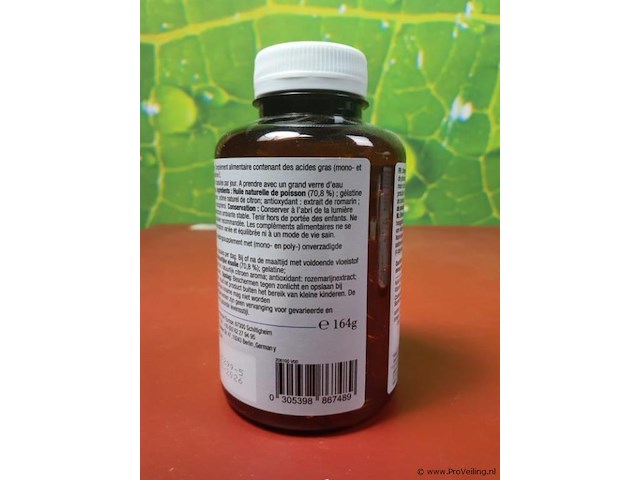 Omega-3 capsules arktis - 2 potjes á 120 capsules & omega-3 met natuurlijke visolie - 3 potjes á 120 capsules - afbeelding 9 van  9