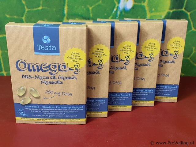 Omega-3 supplement omega-3 dha-algae oil - 5 stuks - afbeelding 1 van  5