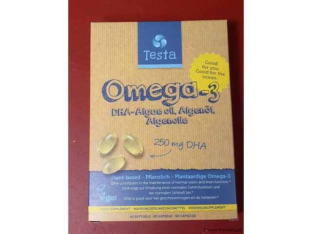Omega-3 supplement omega-3 dha-algae oil - 5 stuks - afbeelding 2 van  5
