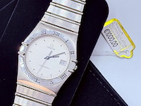 Omega constellation manhattan silver dial herenhorloge - afbeelding 1 van  6