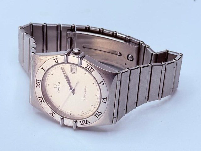 Omega constellation manhattan silver dial herenhorloge - afbeelding 3 van  6