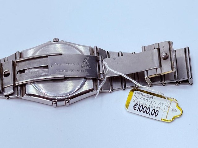 Omega constellation manhattan silver dial herenhorloge - afbeelding 4 van  6