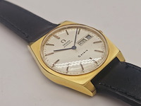Omega geneve goldplated automatisch herenhorloge - afbeelding 4 van  7
