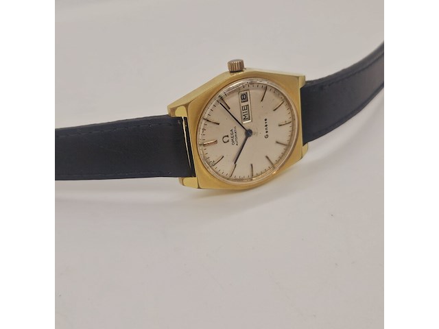 Omega geneve goldplated automatisch herenhorloge - afbeelding 5 van  7