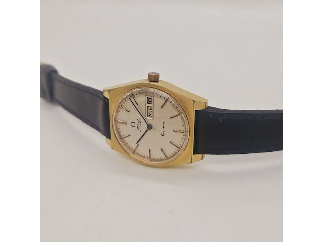 Omega geneve goldplated automatisch herenhorloge - afbeelding 6 van  7