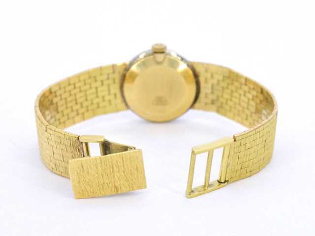 Omega horloge met diamanten - afbeelding 6 van  9